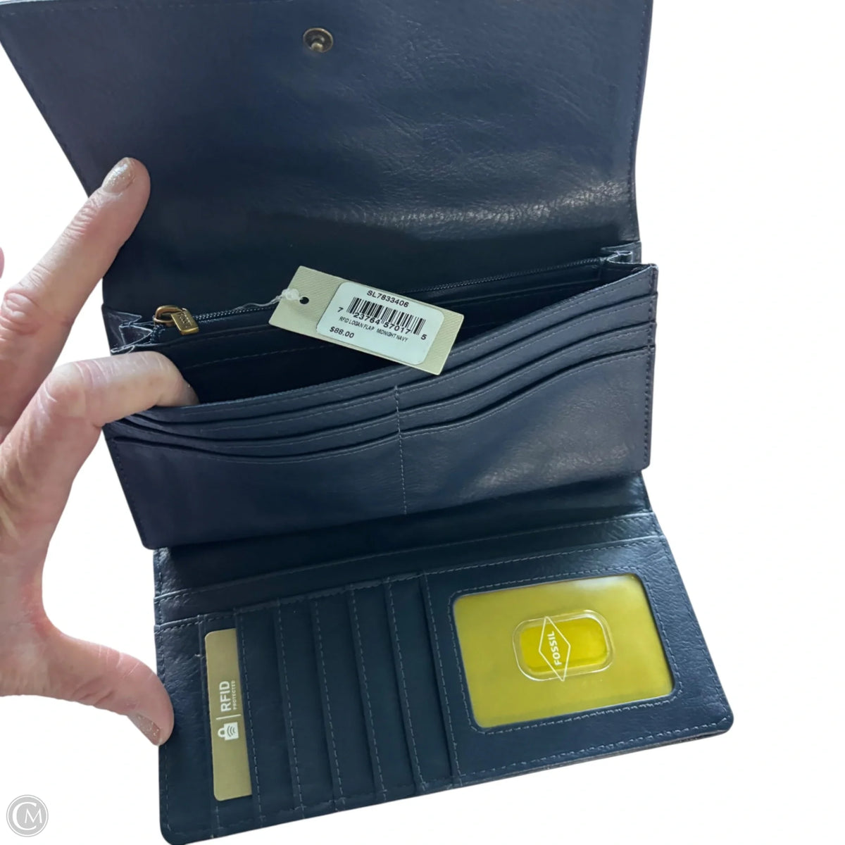 Wallet By Fossil, Size: Large
