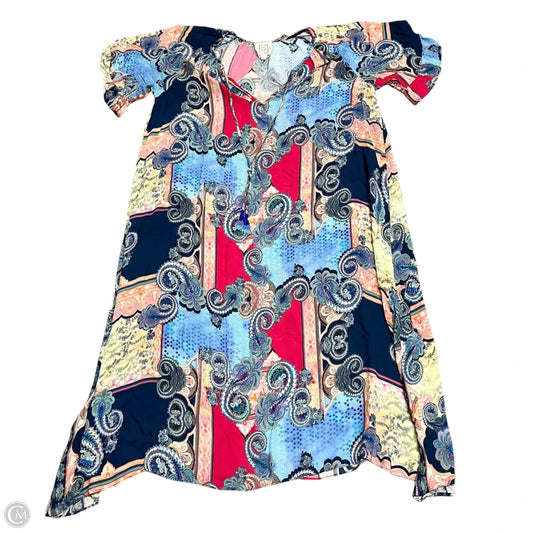 Dress Casual Midi By Johnny Was In Multi-colored, Size: Xl