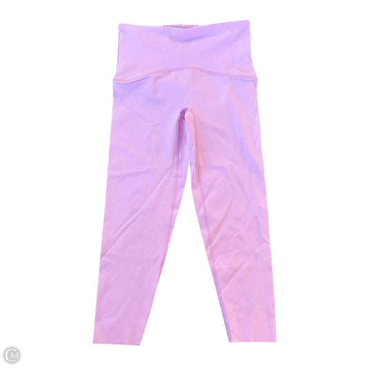 Athletic Leggings By Spanx In Pink, Size: L