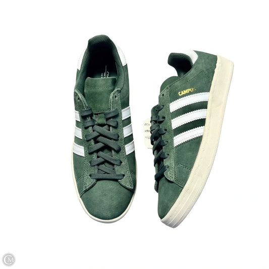Shoes Sneakers By Adidas In Green & White, Size: 7