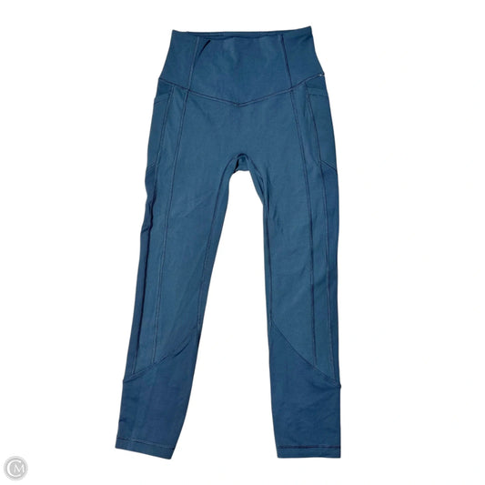 Athletic Leggings By Lululemon In Blue, Size: S