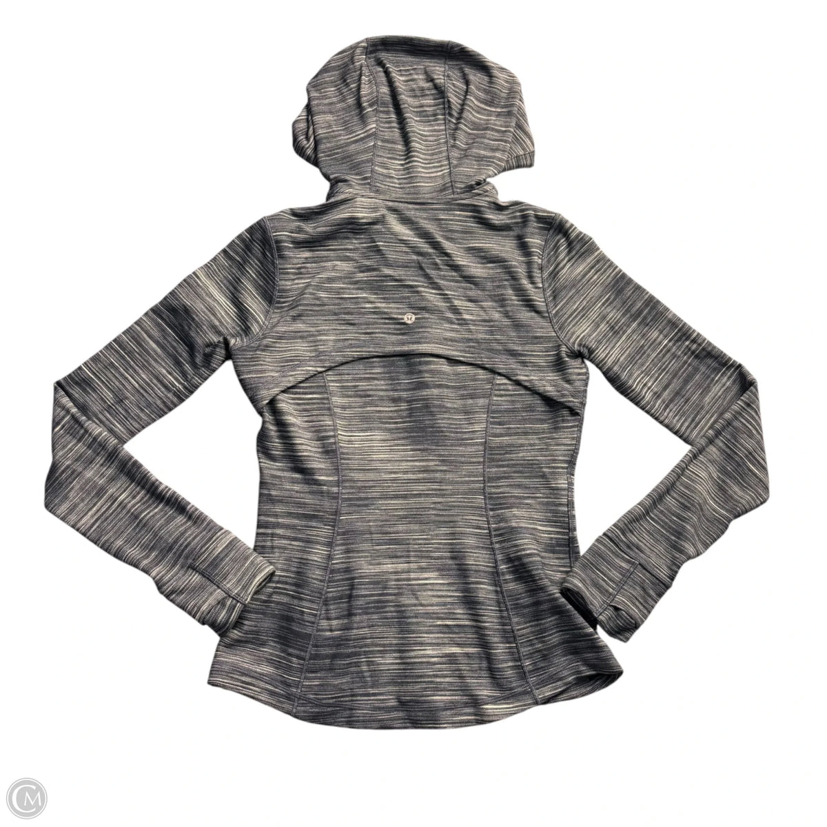Athletic Jacket By Lululemon In Grey, Size: M