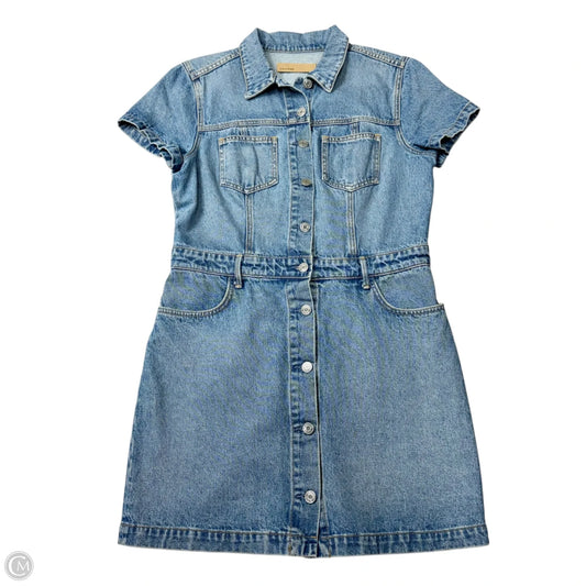 Dress Casual Short By Grlfrnd In Blue Denim, Size: M