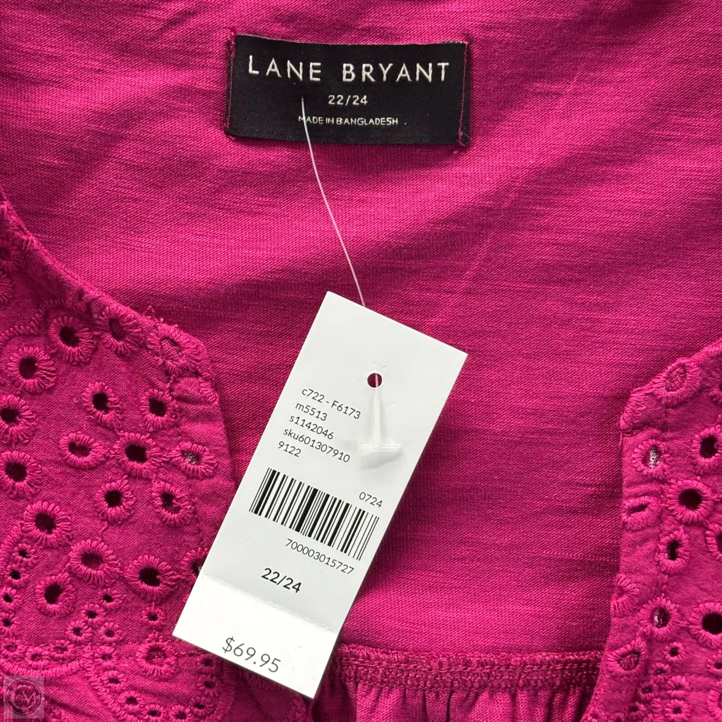 Dress Casual Midi By Lane Bryant In Pink, Size: 22