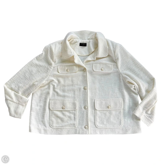 Coat Other By Lane Bryant In Cream, Size: 24