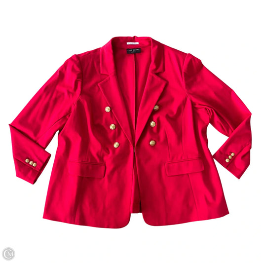 Blazer By Lane Bryant In Red, Size: 24