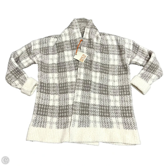 Sweater By Knox Rose In Plaid Pattern, Size: M