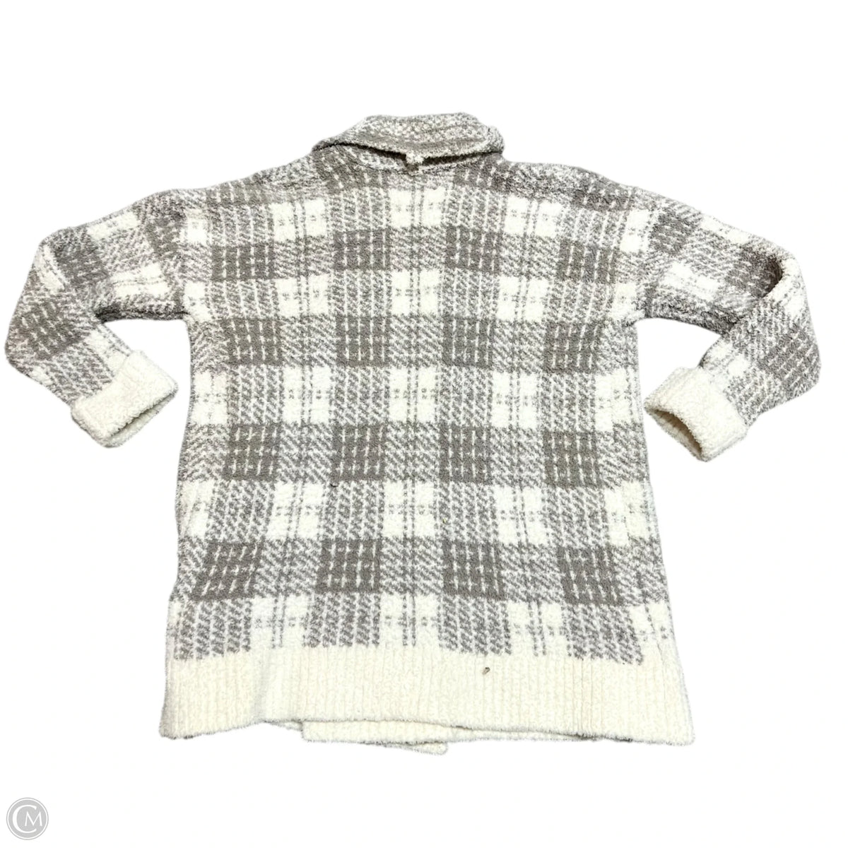 Sweater By Knox Rose In Plaid Pattern, Size: M