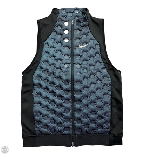 Vest Puffer & Quilted By Nike In Blue, Size: S