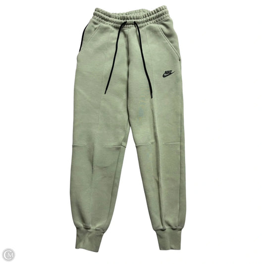 Athletic Pants By Nike In Green, Size: Xs