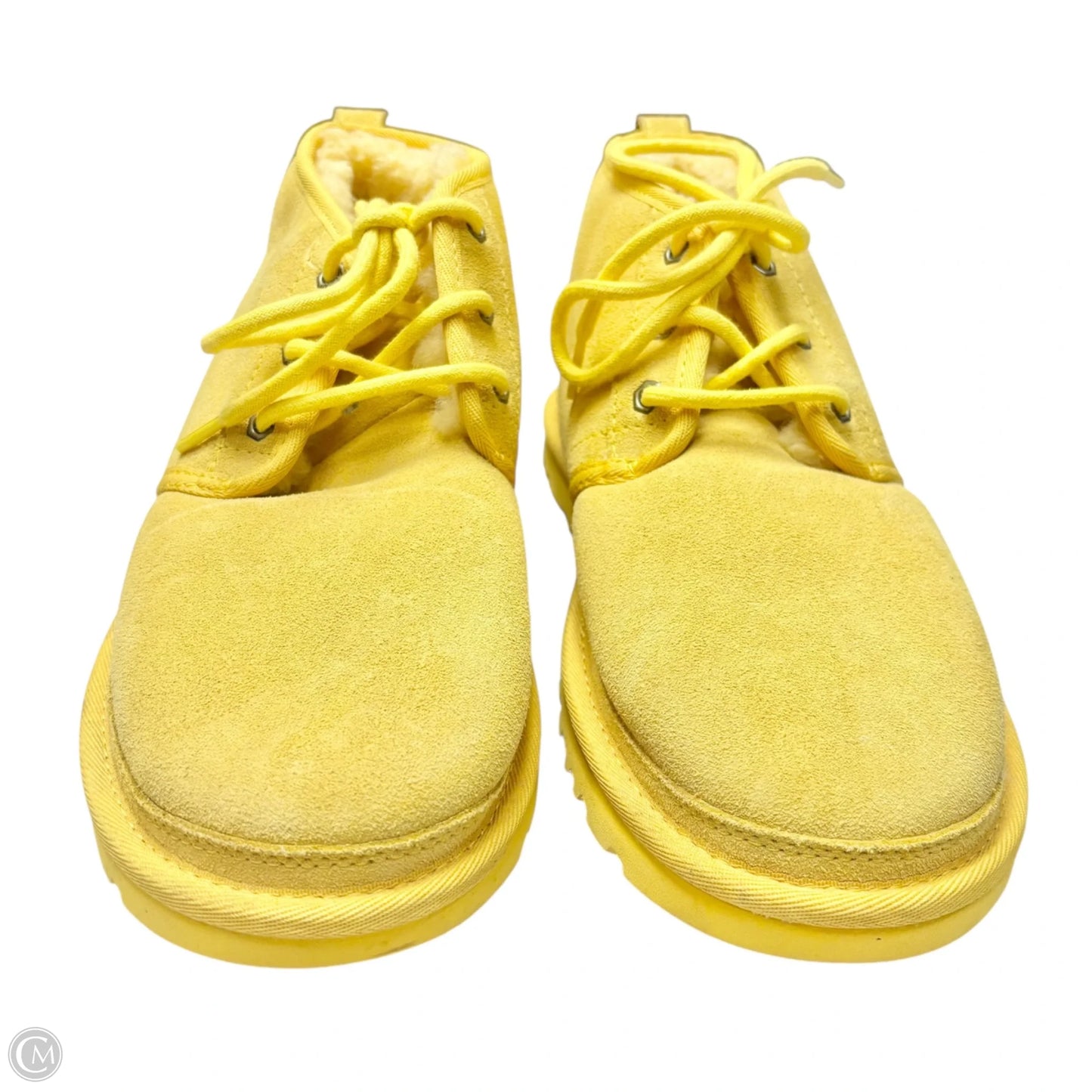 Boots Designer By Ugg In Yellow, Size: 11