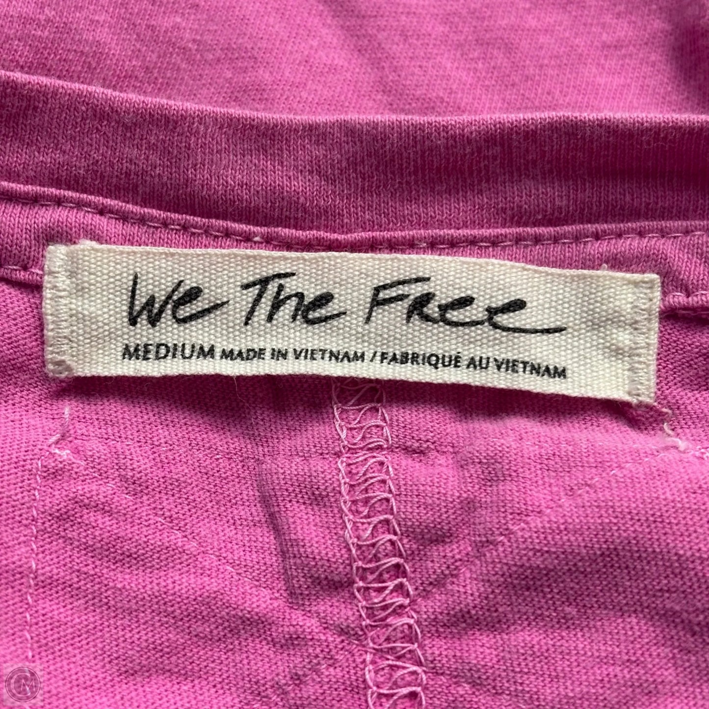 Top Short Sleeve By We The Free In Pink, Size: M
