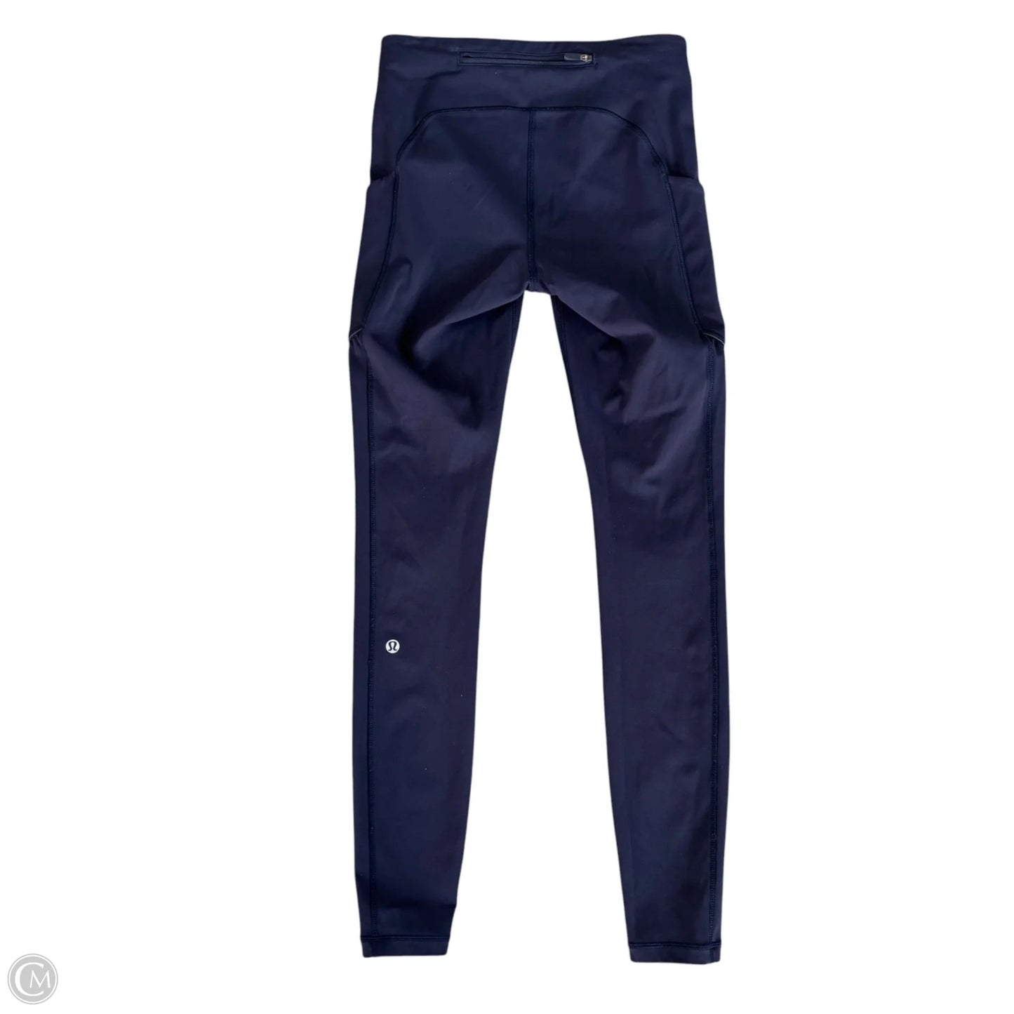 Athletic Leggings By Lululemon In Navy, Size: 4
