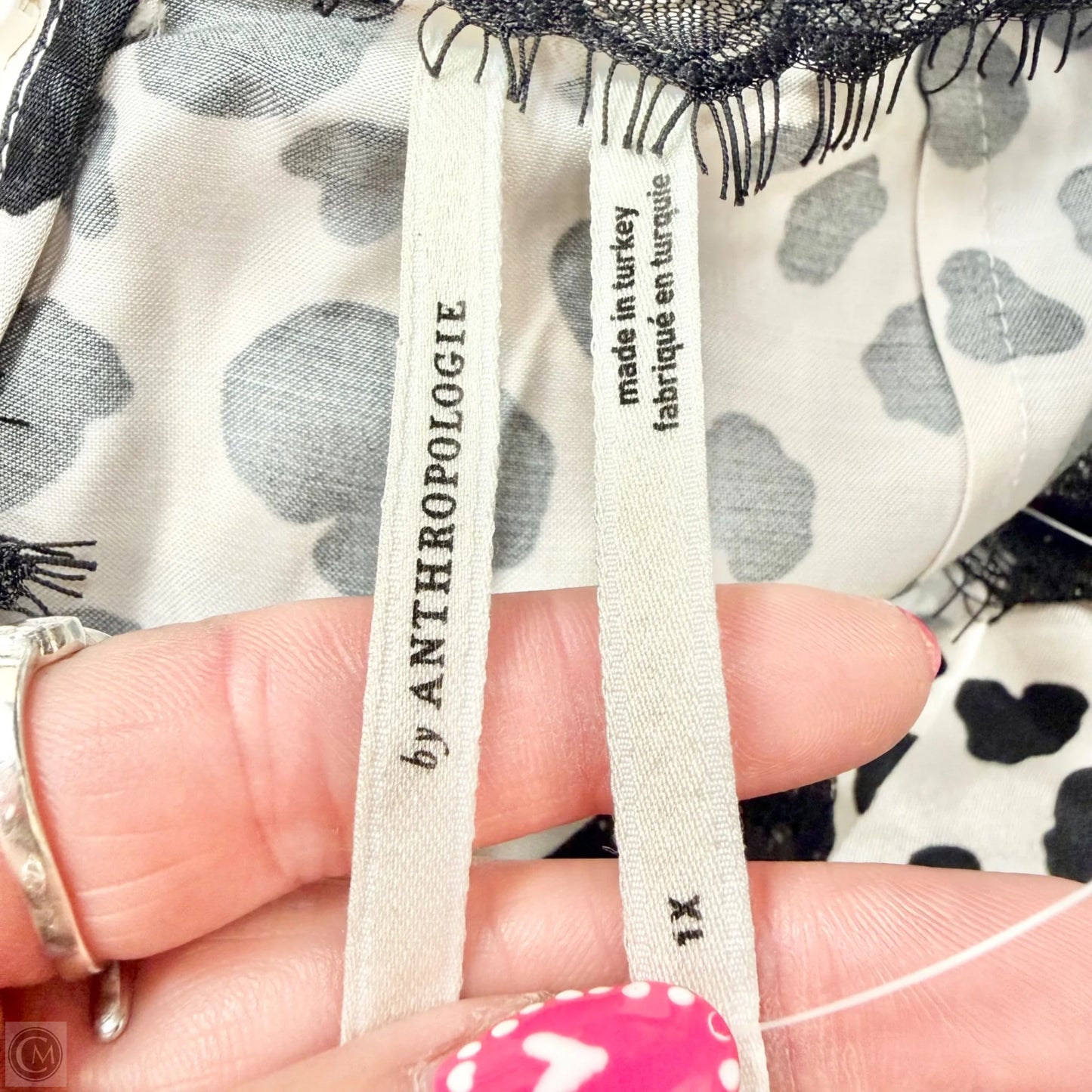 Dress Casual Midi By Anthropologie In Animal Print, Size: 1x