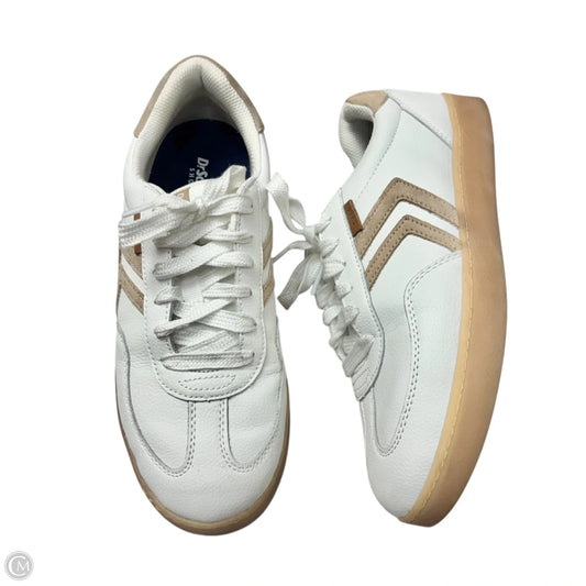 Shoes Sneakers By Dr Scholls In Tan & White, Size: 8.5