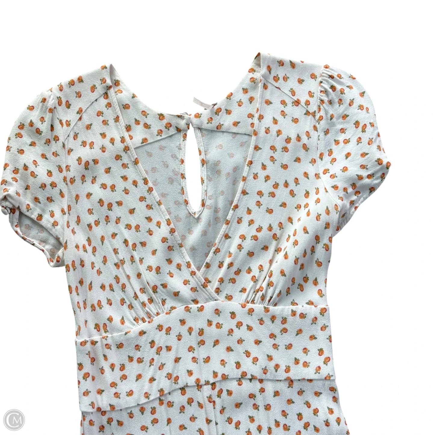 Jumpsuit By Free People In Orange & White, Size: S