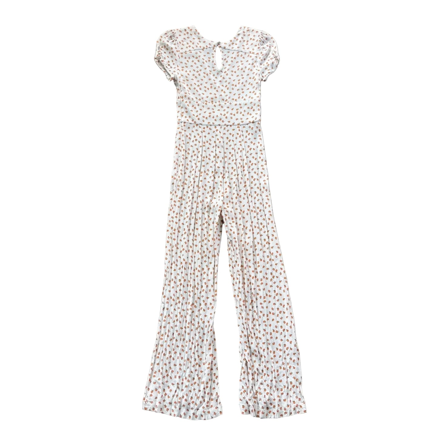 Jumpsuit By Free People In Orange & White, Size: S