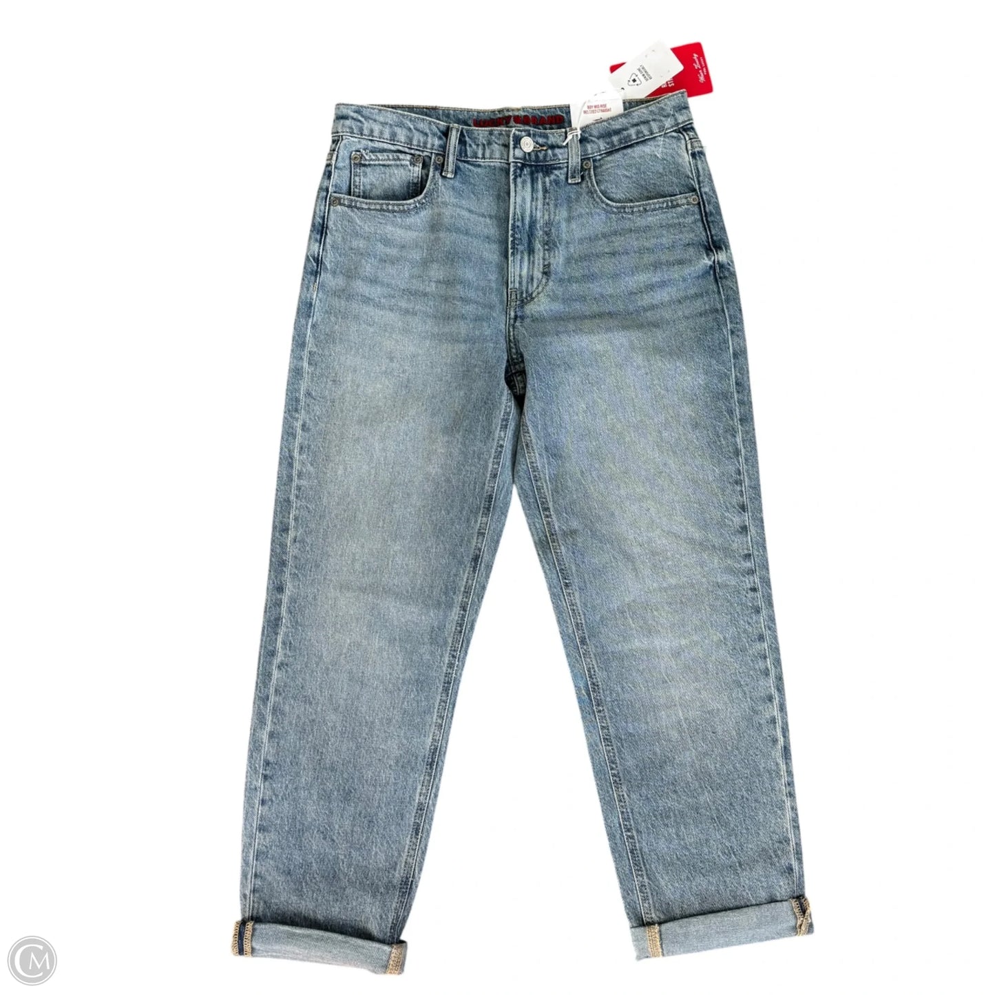 Jeans Straight By Lucky Brand In Blue Denim, Size: 4
