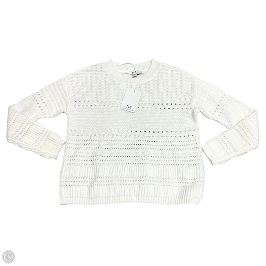 Sweater By Magaschoni In White, Size: Xs