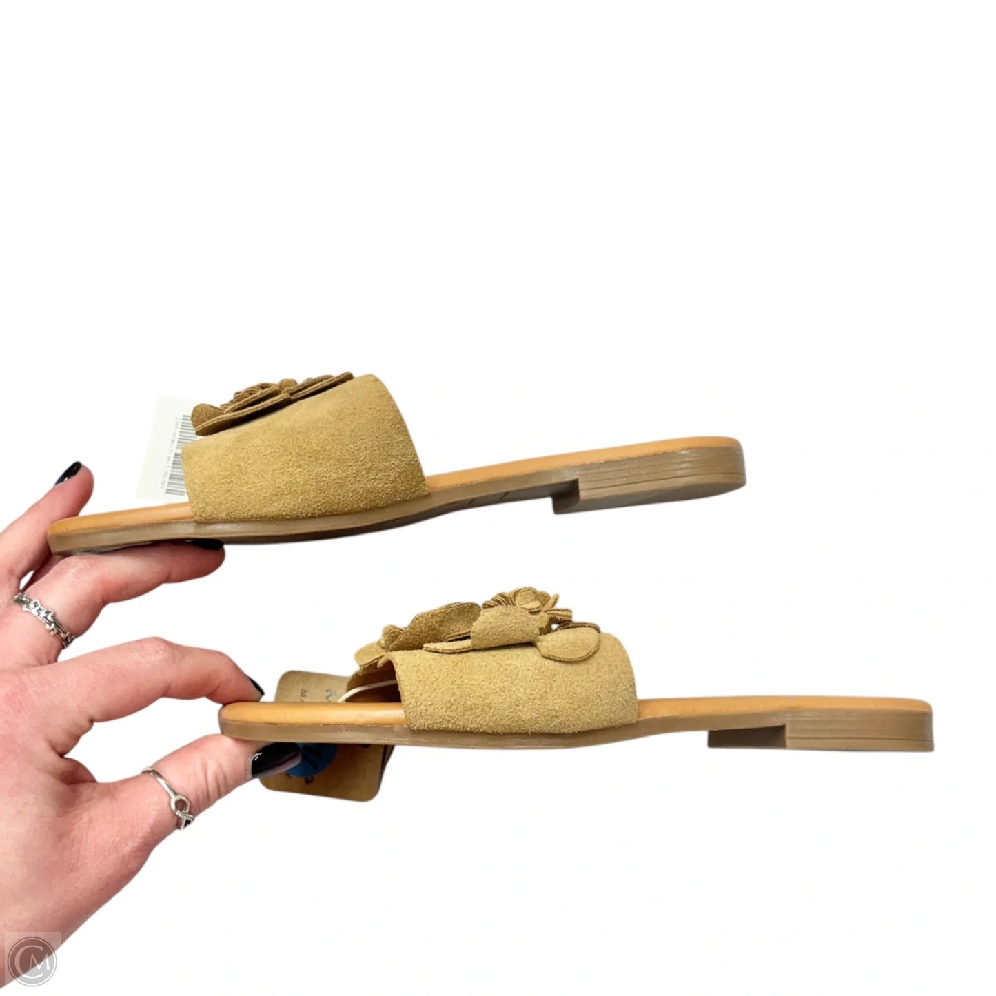 Sandals Flats By Mariella In Tan, Size: 6.5