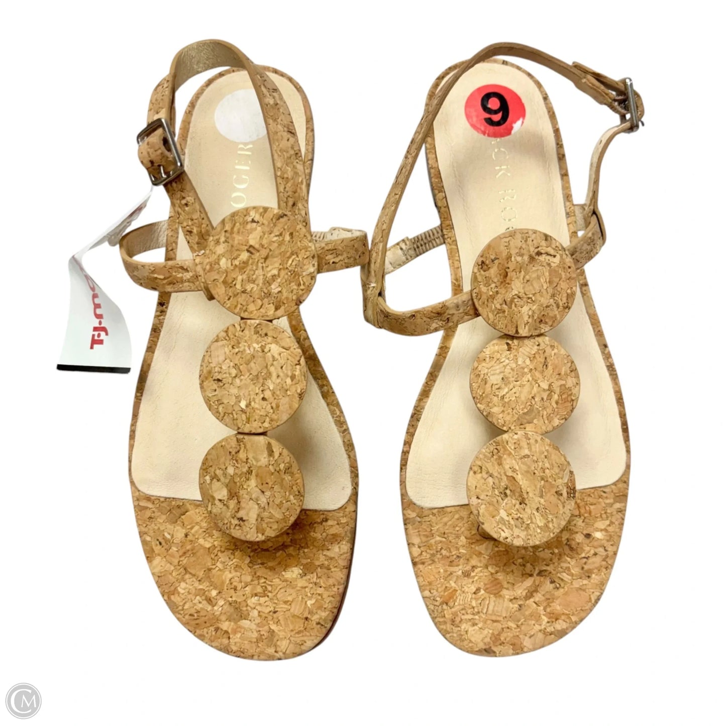 Sandals Flats By Jack Rogers In Tan, Size: 6
