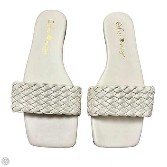 Sandals Flats By Free Reign In Cream, Size: 7
