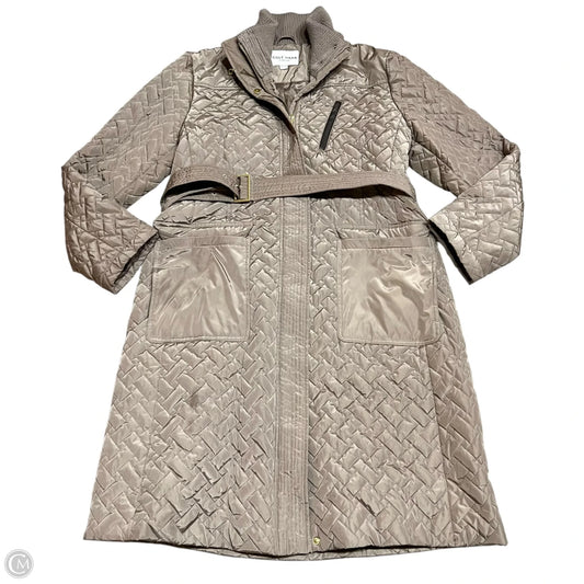 Coat Puffer & Quilted By Cole-haan In Tan, Size: Xl