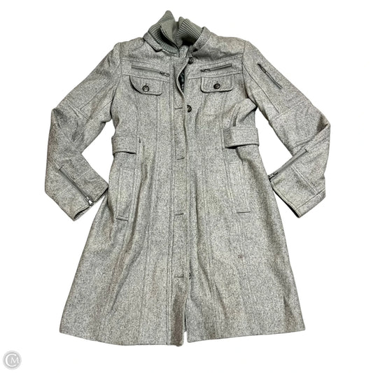 Coat Peacoat By Guess In Grey, Size: M