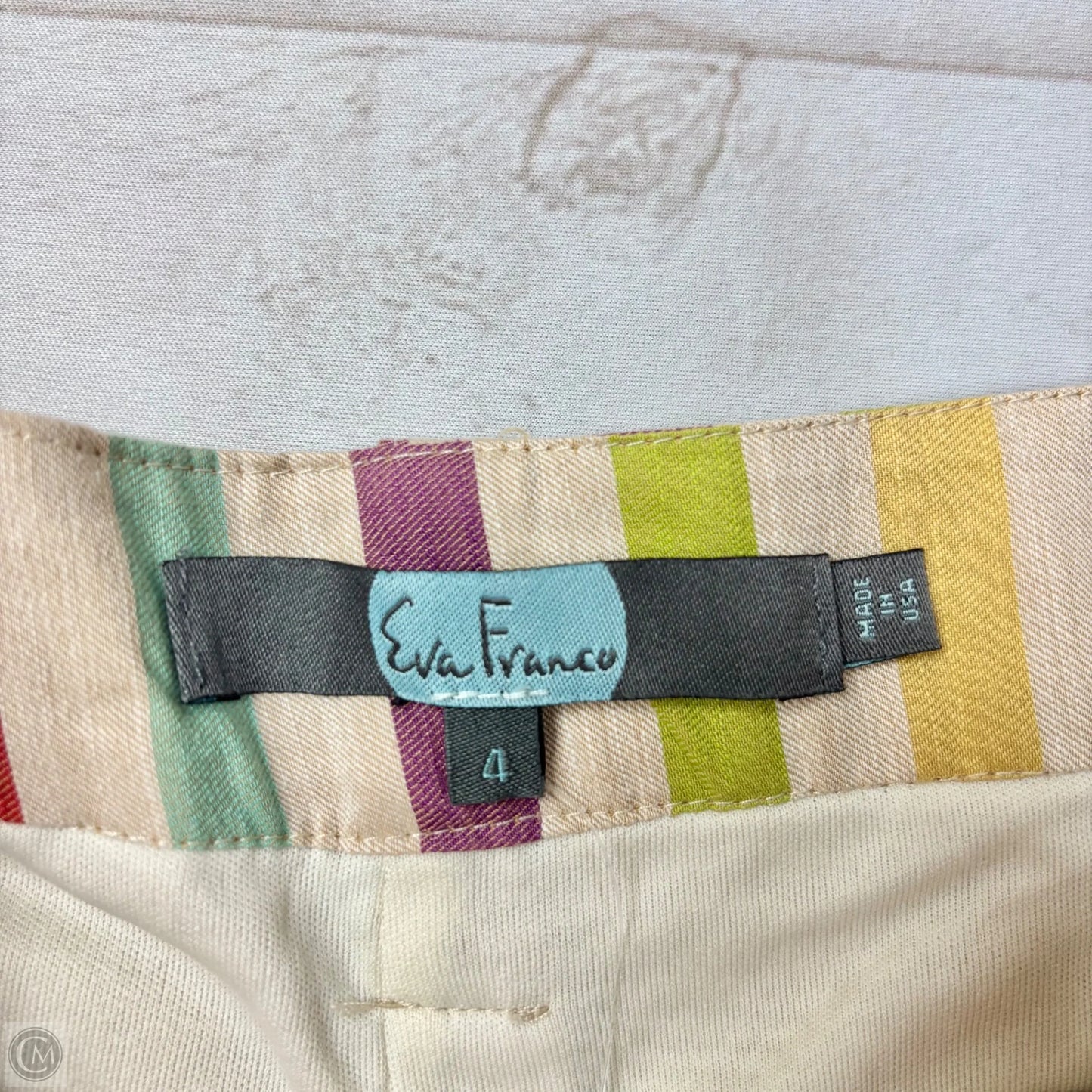 Shorts By Eva Franco In Striped Pattern, Size: 4