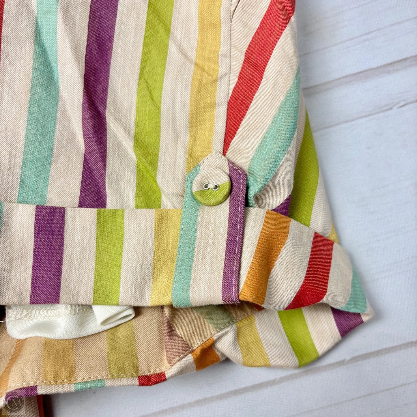 Shorts By Eva Franco In Striped Pattern, Size: 4