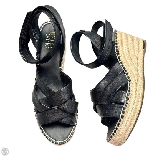 Sandals Flats By Franco Sarto In Black, Size: 8