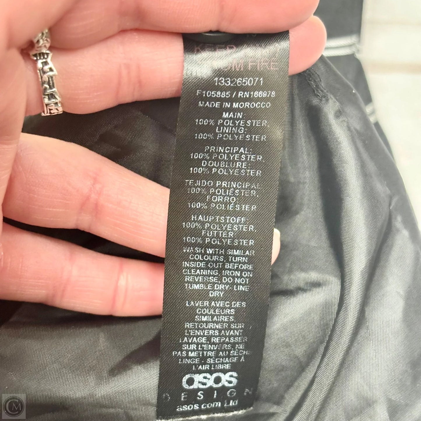 Vest Other By Asos In Striped Pattern, Size: M