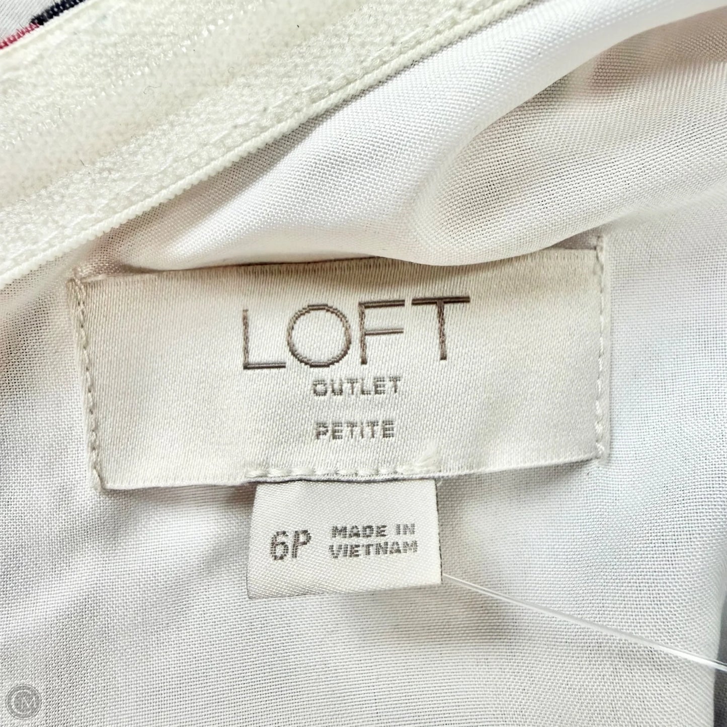 Dress Casual Short By Loft In Striped Pattern, Size: SP