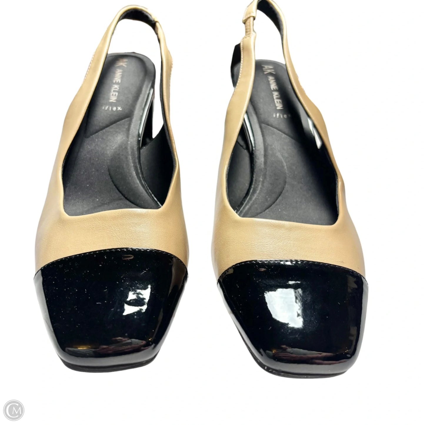Shoes Heels Block By Anne Klein In Black & Tan, Size: 9