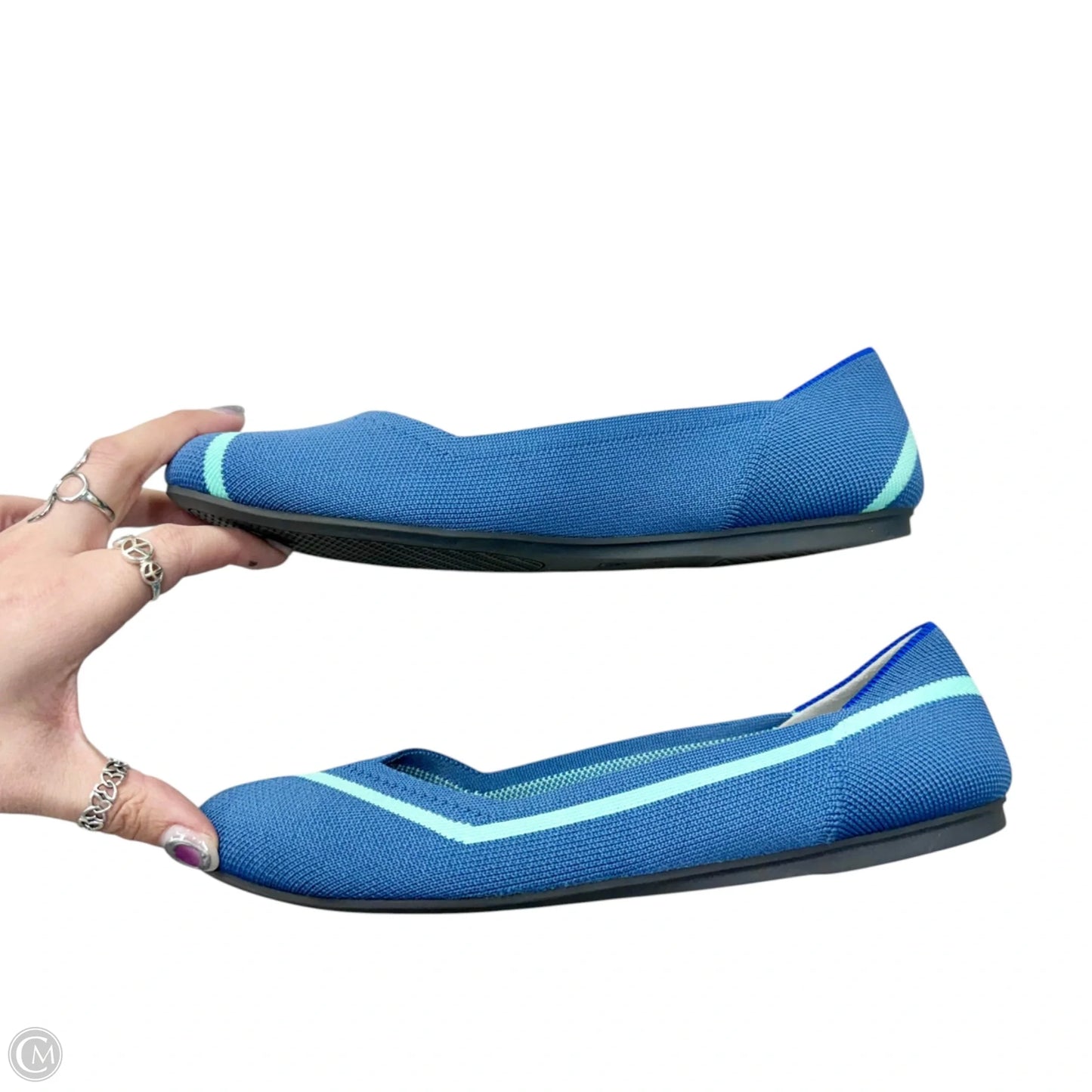 Shoes Flats By Rothys In Blue, Size: 9