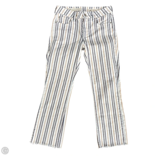 Jeans Boot Cut By Pilcro In Striped Pattern, Size: 2