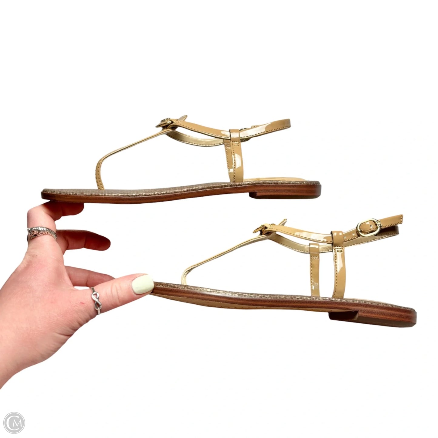 Sandals Flats By Sam Edelman In Tan, Size: 6