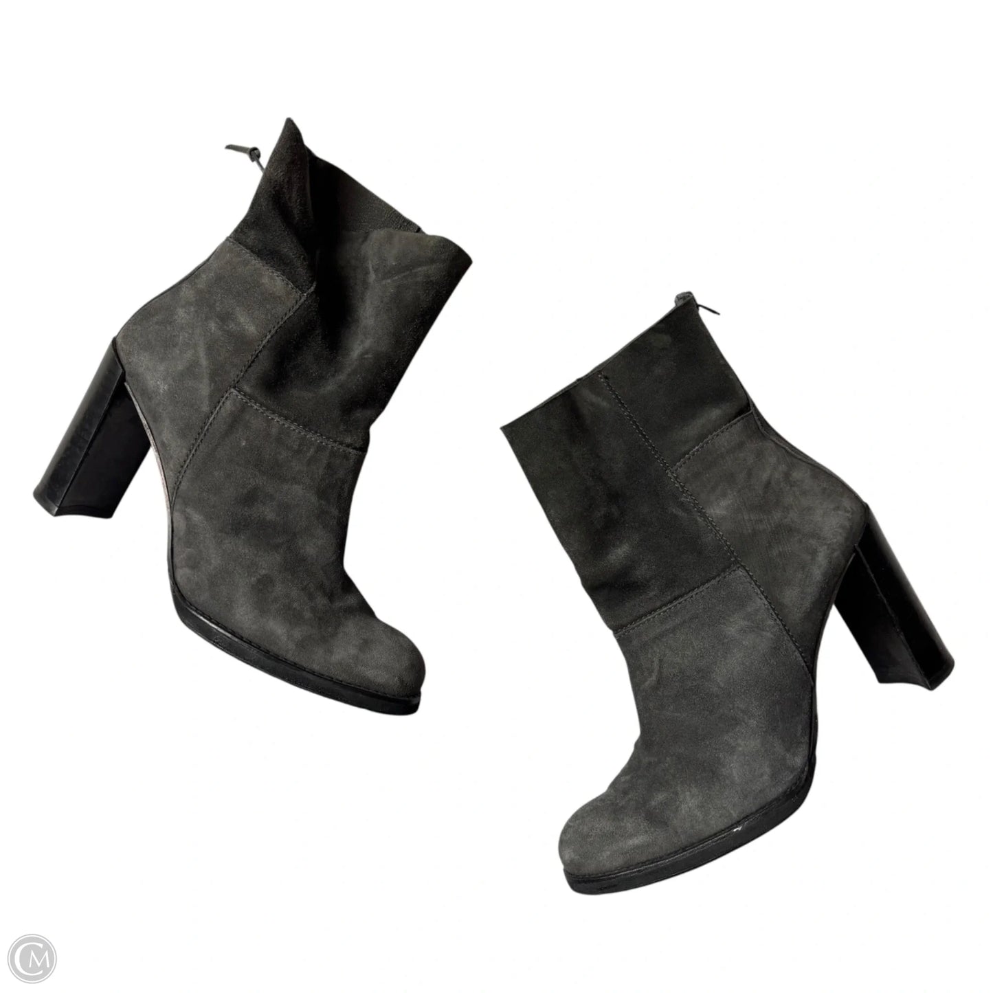 Boots Designer By Stuart Weitzman In Grey, Size: 7.5