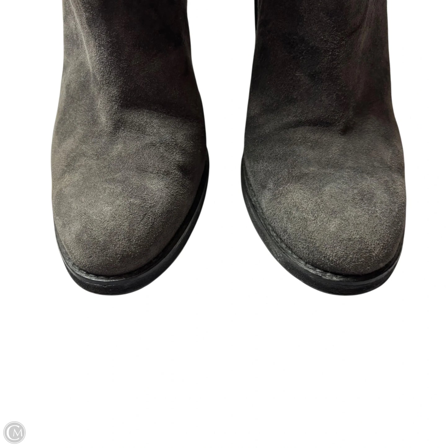 Boots Designer By Stuart Weitzman In Grey, Size: 7.5