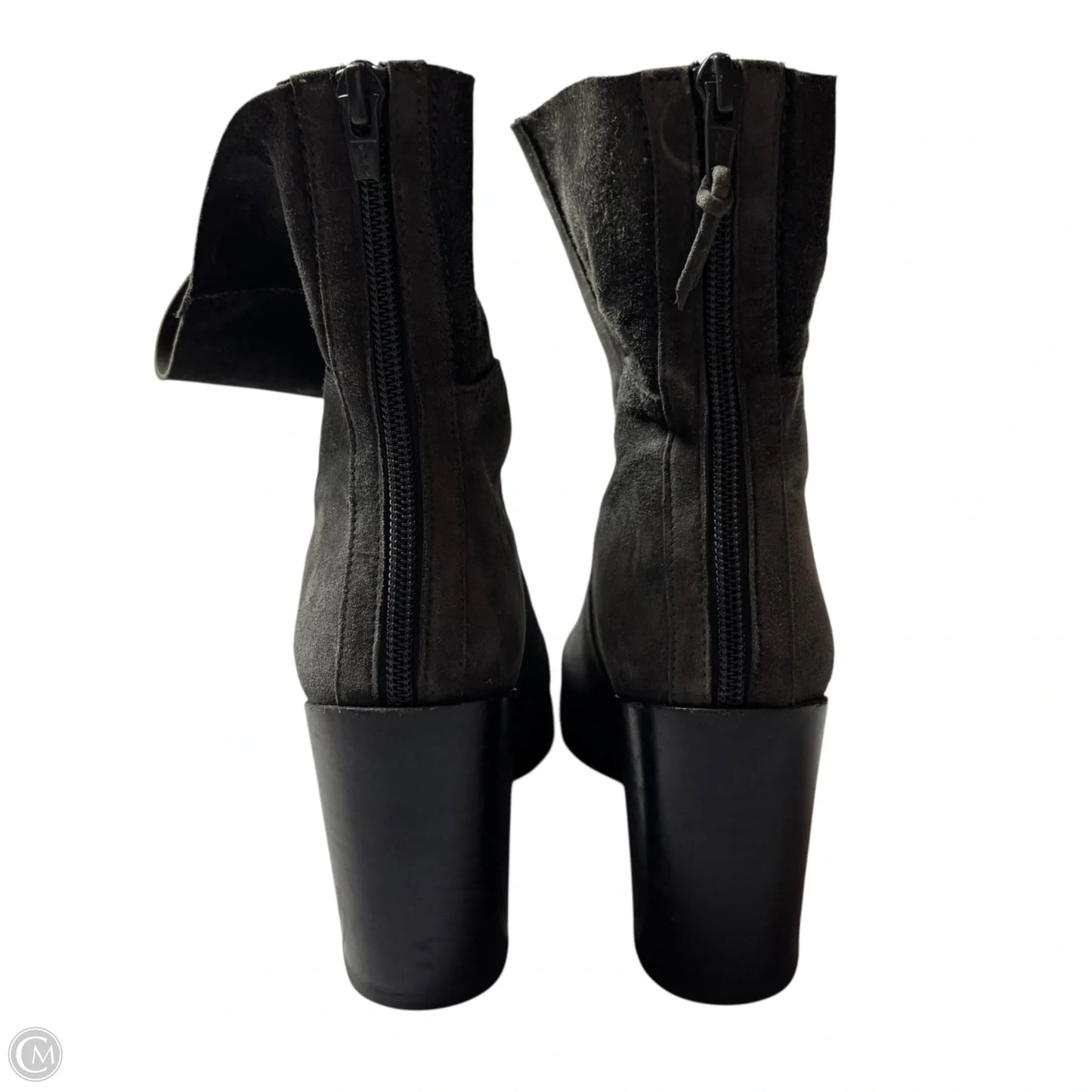 Boots Designer By Stuart Weitzman In Grey, Size: 7.5