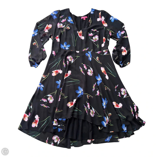 Dress Casual Midi By Betsey Johnson In Floral Print, Size: 2x