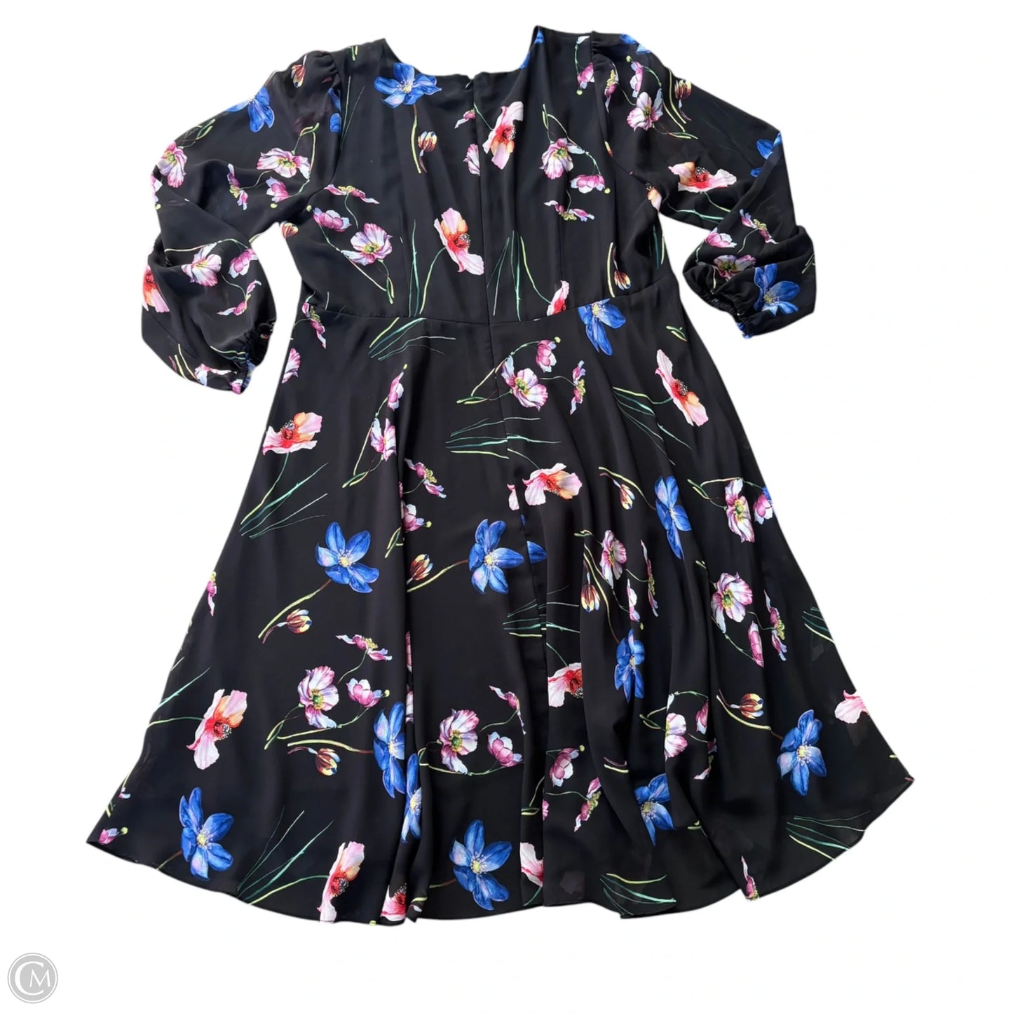 Dress Casual Midi By Betsey Johnson In Floral Print, Size: 2x