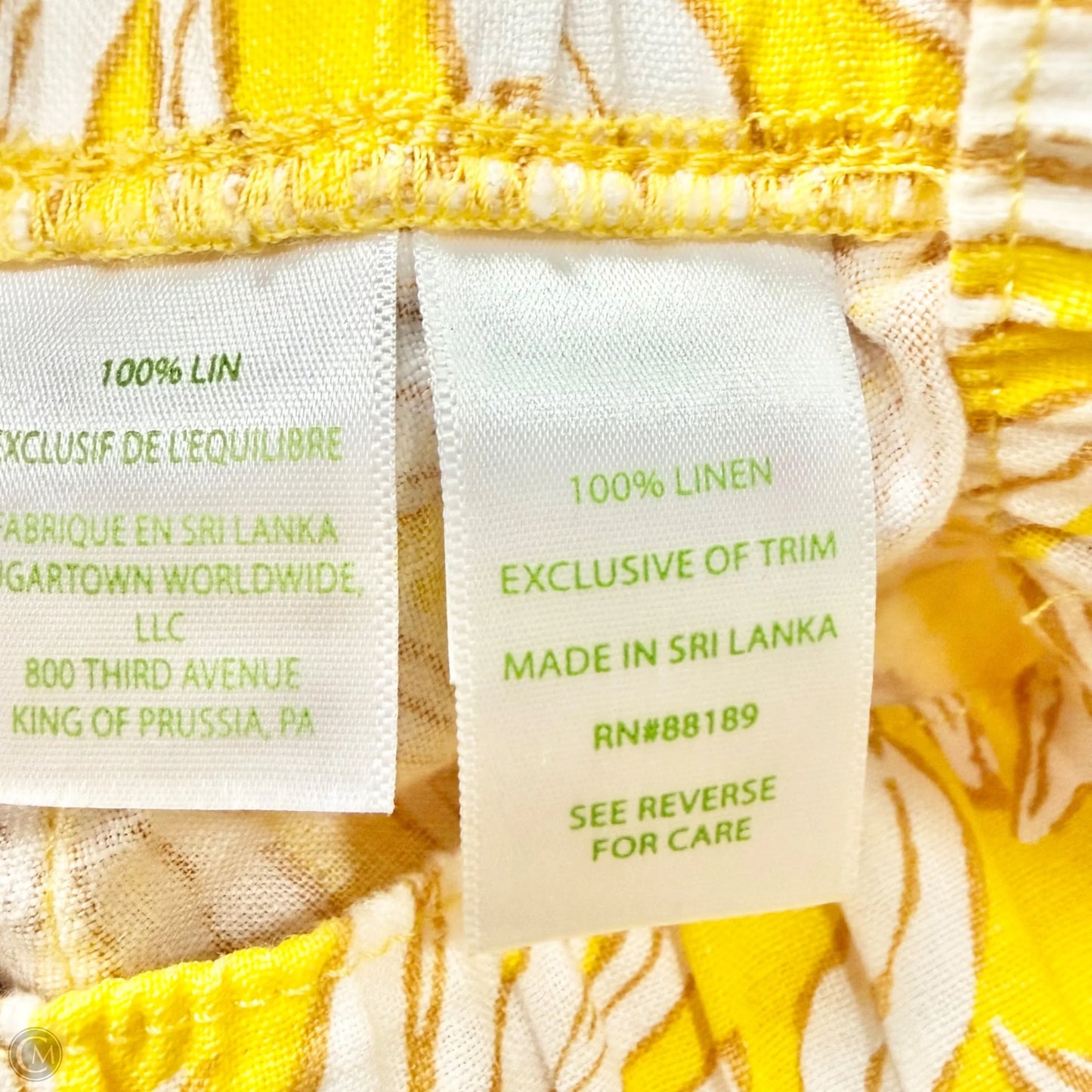 Shorts Designer By Lilly Pulitzer In Yellow, Size: M