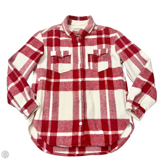 Jacket Other By True Religion In Plaid Pattern, Size: M