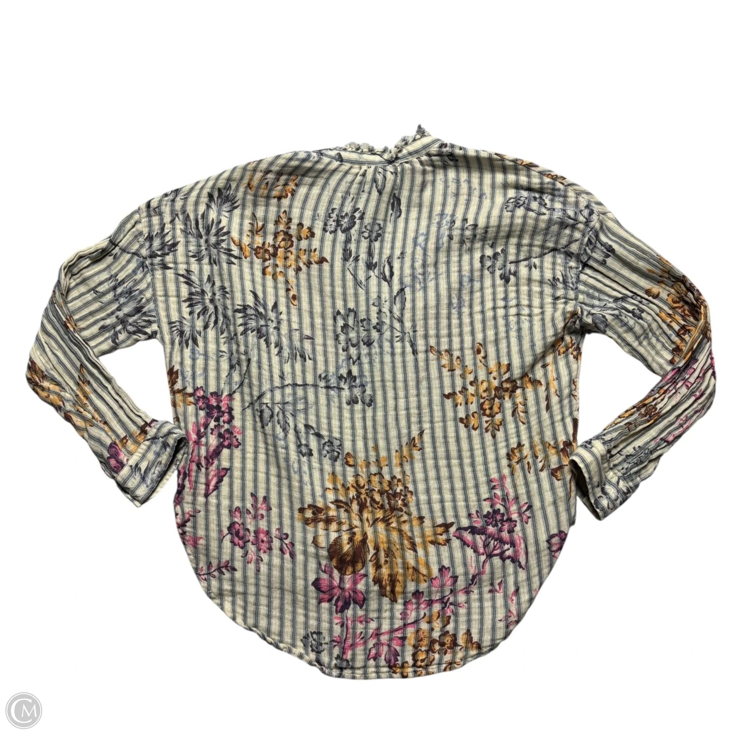 Top Long Sleeve By Pilcro In Striped Pattern, Size: S