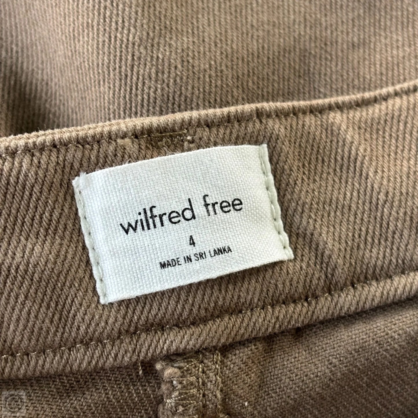Jeans Straight By Wilfred In Brown, Size: 4