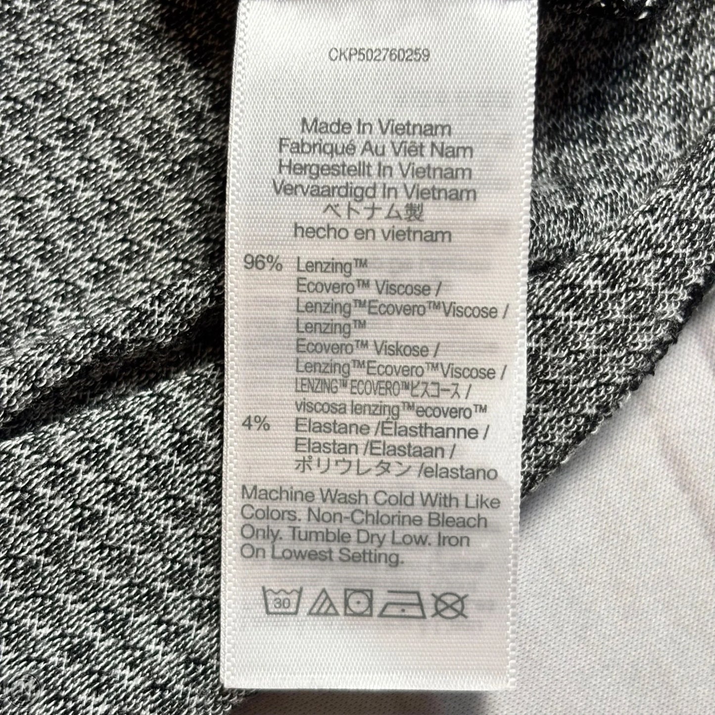 Top Long Sleeve By Madewell In Checkered Pattern, Size: S