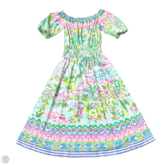 Dress Designer By Lilly Pulitzer In Floral Print, Size: Xs