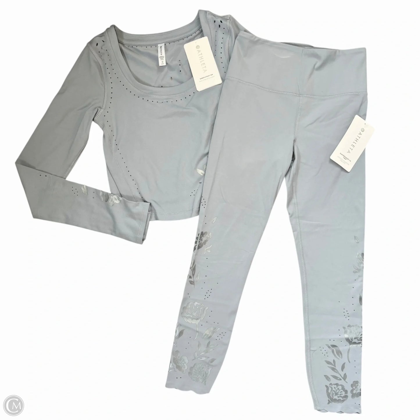 Athletic Pants 2pc By Athleta In Grey, Size: Xs
