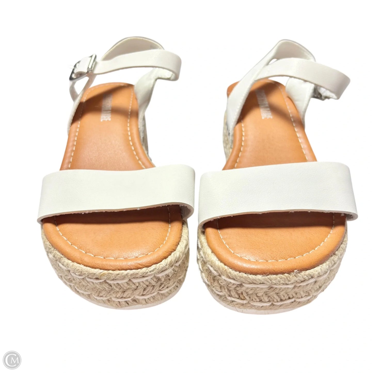 Sandals Flats By Cushionaire In White, Size: 6.5